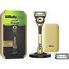 Gillette Labs Rasoio Con Barra Integrata e Custodia da Viaggio, 1 Manico, 2 Lamette di Ricambio, con Base Magnetica, Rasoio Barba, Gillette Labs Lamette