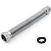 VANCOCO Tubo Flessibile in Acciaio Inox 3/4 Lunghezza Regolabile da 200 a 400 mm, Tubo di Collegamento, Raccordo Flessibile per Acqua