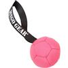 DINGO GEAR WWW.DINGOGEAR.COM 1977 Dingo Gear Ball con passante riempito in pelle ecologica, diametro di 8 cm, giocattolo per cani, palla per addestramento del cane, divertimento per cani rosa S02681