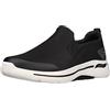 Skechers Go Walk Arch Fit-Togpath Sneaker Uomo, Nero e Bianco, 39.5 EU