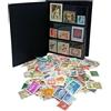 IMPACTO COLECCIONABLES - Collezione di 500 francobolli dall'Europa con Album Incluso (14 x 18 x 1 cm) | Eleva la Tua Collezione filatelica con Autentici francobolli in Un Album Compatto ed Elegante
