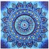 VETPW Mandala Pittura Diamante Kit Drill, 5D DIY Diamond Pasted Painting Kit con i Numeri, Strass Fai da te Ricamo a Punto Croce Arts Craft per Home Wall Decoration(25x25CM) -Fiore di Mandala