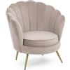 Bizzotto Poltrona Giliola grigio chiaro