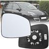 JinsenTGG Vetro a Specchio Sostituzione per Renault scenic MK3 2009-2015, Specchio Esterno Regolabile Adatto, Lente di Retromarcia (Giusto)