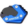 Modeer Compatibile con B.M.W R1300GS Adventure 2024 + cavalletto laterale CNC per moto, cuscinetti di prolunga Gsa 1300 r 1300 gsa r1300 gs adv accessori (blu)