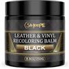 SIHOOPE 250 ML Balsamo Ricolorazione Pelle, Kit Riparazione Nero Mobili, Sgrassatore Graffi per Abitacolo Auto, Sedili, Divani, Scarpe, Borse, Giacche
