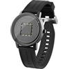 EUTOUR Orologio Magnetico da Uomo con Traccia Quadrata Inseguimento Dinamico Creativo Minimalista alla Moda Orologio al Quarzo con Cuscinetto a Sfera 40mm Cinturino in Silicone Nero