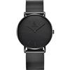 Alienwork IK Slim Ø36mm Orologio Uomo Donna Ultra-sottile Cinturino in Maglia