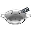 Schulte-Ufer Padella ASTRAL con struttura superficiale UniverSUS, senza PFAS/PTFE, 64454-923-24, in acciaio inox, 24 cm