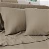 PETTI Artigiani Italiani - Lenzuola Percalle, Lenzuola Matrimoniali Cotone, Lenzuola Cotone Percalle, Completo Letto Matrimoniale, Lenzuola Tortora 100% Made in Italy