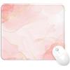 Giecy Tappetino Mouse Poggiapolsi,Gaming Mouse Pad Ergonomico in Gel,Supporto per Polso per Computer per il Gioco, Mousepad con Base in PU Antiscivolo (13-Oro Blush)