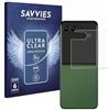 savvies (6 Pezzi Pellicola Protettiva per Motorola Razr 50 (Display posteriore) Protezione Schermo Trasparente