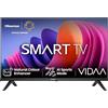 Hisense TV 32 HD Ready 32A4N, Smart TV VIDAA U7, Game Mode, Works with Alexa, Tuner DVB-T2/S2 HEVC 10, lativù, 32'', 2024 LED