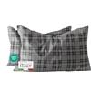 Dorian Home - Federe Cuscino Letto 50x80 Cotone 100% Puro, Morbido e Certificato, Coppia di 2 Federe Abbinate da Aggiungere al Set Copripiumino, Federa Cuscini 4 Stagioni con Comoda Patella di 18 cm