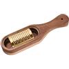Generic Grattugia per formaggio in acciaio con contenitore rimovibile in legno di acacia per formaggio e verdure Kitch A4j8 con per burro