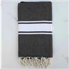 Corredocasa Asciugamano Telo Mare Cotone Leggero - Morbido Asciugamano Spiaggia Lettino Fouta Telo Mare Assorbenza Asciugatura Rapida Antisabbia (Grigio, 180x170)