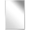 your-homestyle Homestyle - Specchio da parete senza cornice, 40 x 60 cm, sfaccettato, prodotto in Germania