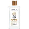 Omia, Latte Solare Mineral SPF20 Viso e Corpo, Protezione Solare Media, Per Pelli Moderatamente Scure e Olivastre, Con Filtro Minerale e Ingredienti di Origine Naturale, Flacone da 200 ml