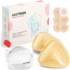 Lillypads Push Up Pads - Inserti autoadesivi per reggiseno per effetto push-up - Reggiseno adesivo - Cuscinetti adesivi riutilizzabili per petto grande e piccolo - Sticky Bra Silicone Pad - Adatto per