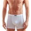 Enrico Coveri 12 Pezzi Boxer Uomo in Cotone Bielastico EB1002, Bianco, 4/M