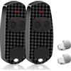 DIFCUL 2PCS Telecomando compatibile con CAME, telecomando per cancello TOP432EE, 433,92 MHz, compatibile con 2 canali Top432, Top432EE (include due batterie aggiuntive)