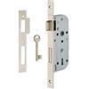 Thirard Serratura da incasso per porta interna con chiave, 1/2 giro, asse 40mm, estremità quadrate, 1 chiave - THIRARD
