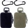 YSJCHEBS Borsa di Stoccaggio Medica da 2 Pezzi, Moschettone da 2 Pezzi, Mini Borsa, Portafoglio Tattico, Mini Scatola di Immagazzinaggio, Attrezzatura Tattica, Borsa A Portafoglio