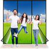 JXLQFA Doppia Apertura Laterale Zanzariera Magnetica Porta, 140x230 cm Rete Fine Zanzariera Magnetica, Tenda Zanzariera Porta con Totalmente Calamita, si Chiude da Sola per Balcone Nero