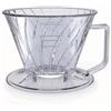 HARIO PED-02-T Pegasus Dripper 02 Clear Coffee Hand Drip per 2-4 tazze, Made in Japan