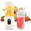 RoserRose Frullatore Portatile, Mini Frullatore Elettrico Con Display Digitale, Batteria Da 1500 Mah, Uso Senza Fili, Testa Di Taglio Sus 16 Fogli, 20,800 Giri/Min, Alta Velocità (Bianco)