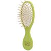 Tek spazzola per capelli ovale piccola in legno di frassino colore verde chiaro - Handmade in Italy