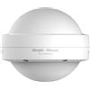 Ruijie Networks AX1800 Dual Band Outdoor Wi-Fi6 Access Point, IP68 waterproof, 1201Mbps at 5GHz + 574Mbps 2.4GHz, 2 10/100/1000base-t Ethernet uplink port, Internal omnidirectional antennas,support 802.11a/b/g/n/ac Wave1/acWave2/ax, Local power supply, DC