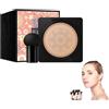 YILDEX Wonderninelife Beauty Cream,Beauty Linasi Clear Cover Beauty Cream,Air Cushion Cc Cream,Mushroom Head Air Cushion Cc Cream, Moisturizing Long Lasting Concealer (A,Natural)
