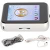 Vikye Lettore MP3, Lettore MP3 Bluetooth 5.0 con Schermo Tattile da 1,8 Pollici Lettore Musicale MP3 con Supporto per Altoparlanti Integrato Registrazione, Radio FM (Argento)