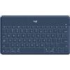 Logitech Keys-To-Go Tastiera Bluetooth, Layout Tedesco QWERTZ - Azul