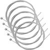 cyclingcolors 5X Cavo Freno Bici MTB 2m Acciaio zincato Bicicletta City Filo reparizione Ricambio Cavi Argento