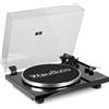 Audizio Toledo Premium Giradischi Bluetooth - Giradischi di alta qualità 33/45 giri/min, lettore in vinile con pickup di alta qualità - Record Player con preamplificatore, trasmissione a cinghia e RCA