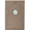 Sagoma Casetta grande uccellini MDF