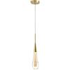 UMIMO Lampada a sospensione in cristallo con cilindro a bolle, lampade a sospensione a LED a luce calda da 3 W, lampada a sospensione con gocce d'acqua, illuminazione a sospensione moderna per isola c