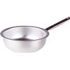 Baldassare Agnelli Pentole Agnelli ALMA111BM20 Alluminio Professionale 3 mm, Padella a Mantecare Salta Pasta e Riso con Manico Tubolare, 20 cm