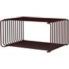 MONTANA - Scaffale Panton - Rosso - Filo in acciaio inox laccato - Designer Verner Panton
