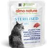 Almo Nature HFC Sterilised Cibo Umido per Gatti - Tonno dell' Atlantico - 12x50 gr