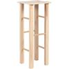 Sgabello in legno di faggio toby alto - 30 x 30 x 70h.