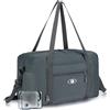 BAGZY Pieghevole Bagaglio a Mano 40x20x25 Ryanair Borsone da Viaggio Impermeabile Borsa da Cabina Borse Aereo Borsa Palestra 20L Pieghevole Borse Viaggio Borsone Sportiva per Weekend Uomo Donna