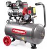 HYCHIKA BETTER TOOLS FOR BETTER LIFE HYCHIKA Compressore Aria Silenziato 24 litri, Compressore Silenzioso 8 Bar 230V-240V, Senza Olio, 1100W Max, Utilizzata per Spruzzare, Chiodi d'aria e Gonfiare Pneumatici
