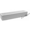 FanEurope - Intec Light Applique in gesso bianca Candida media verniciabile 2XE14 CAM/20