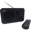 Maxxo DT02 - Altoparlante portatile DAB + FM Internet Radio WiFi, piccola radio digitale con batteria ricaricabile, display TFT a colori da 2,4