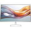 HP 527sa Monitor con Casse, Schermo da 27 FHD IPS Antiriflesso, Tecnologia Eye Ease, Tempo Risposta 5 ms GtG Overdrive, Risoluzione 1920 x 1080, Software Display Center, HDMI, Bianco