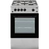BEKO CSS42014FS CUCINA 50x50 4 FUOCHI A GAS FORNO ELETTRICO COLORE SILVER