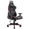 WHITE SHARK Sedia gaming White shark due corridore Nero